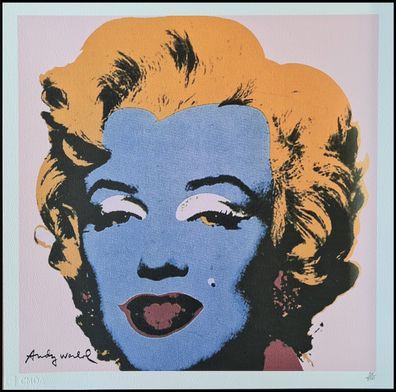 ANDY WARHOL * Marilyn Monroe * lithograph * 50x50 cm * limited # 56/500 CMOA signed