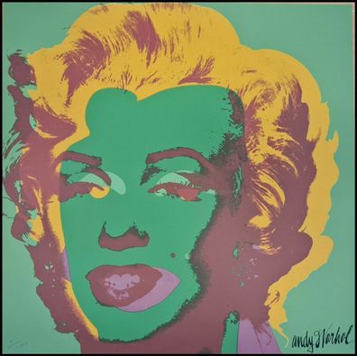 ANDY WARHOL * Marilyn Monroe * lithograph * limited # xx/2400 CMOA signed
