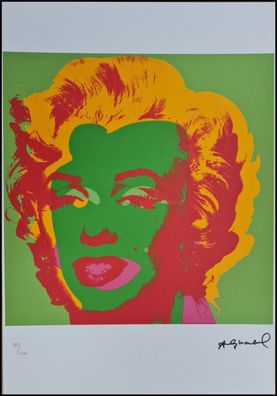 ANDY WARHOL * Marilyn Monroe * signed lithograph * limited # 110/125