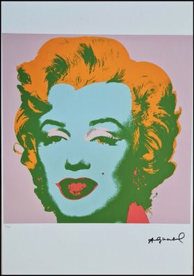 ANDY WARHOL * Marilyn Monroe * signed lithograph * limited # 12/125