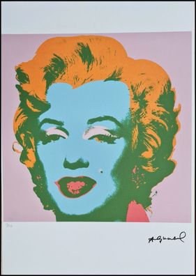 ANDY WARHOL * Marilyn Monroe * signed lithograph * limited # 15/125