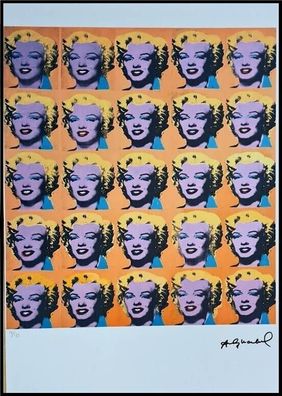 ANDY WARHOL * Marilyn Monroe * signed lithograph * limited # 16/125