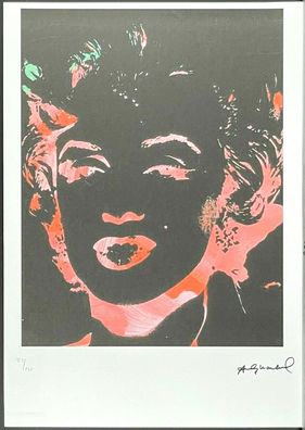 ANDY WARHOL * Marilyn Monroe * signed lithograph * limited # 22/125
