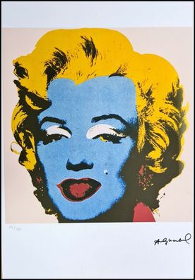 ANDY WARHOL * Marilyn Monroe * signed lithograph * limited # 29/125