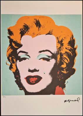ANDY WARHOL * Marilyn Monroe * signed lithograph * limited # 53/125