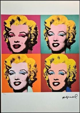 ANDY WARHOL * Marilyn Monroe * signed lithograph * limited # 58/125