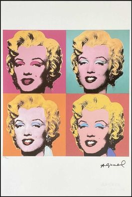 ANDY WARHOL * Marilyn Monroe * signed lithograph * limited # 64/100