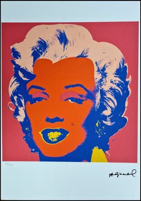 ANDY WARHOL * Marilyn Monroe * signed lithograph * limited # 76/125