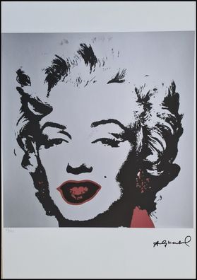 ANDY WARHOL * Marilyn Monroe * signed lithograph * limited # 86/125