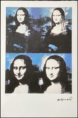 ANDY WARHOL * Mona Lisa * signed lithograph * limited # 17/100