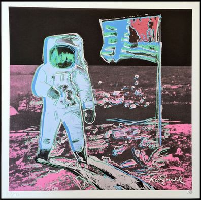 ANDY WARHOL * Moonwalk * lithograph * 50x50 cm * limited # 132/500 CMOA signed