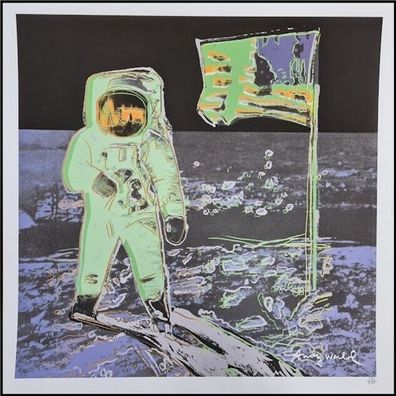 ANDY WARHOL * Moonwalk * lithograph * 50x50 cm * limited # 192/500 CMOA signed