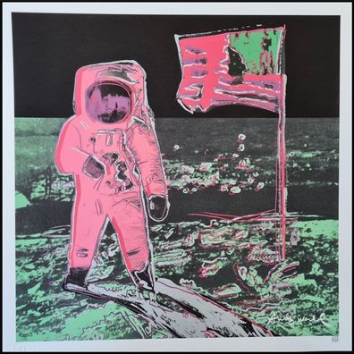 ANDY WARHOL * Moonwalk * lithograph * 50x50 cm * limited # 239/500 CMOA signed