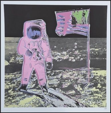 ANDY WARHOL * Moonwalk * lithograph * 50x50 cm * limited # 79/500 CMOA signed