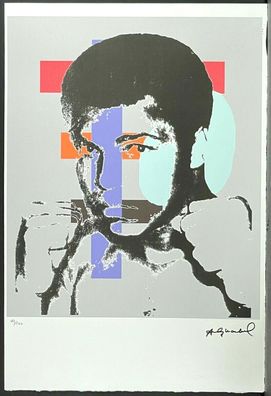 ANDY WARHOL * Muhammad Ali * signed lithograph * limited # 41/100