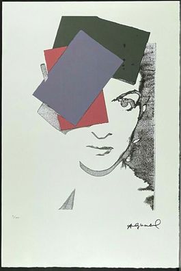 ANDY WARHOL * Paloma Picasso * signed lithograph * limited # 11/100