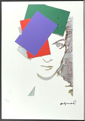 ANDY WARHOL * Paloma Picasso * signed lithograph * limited # 53/125