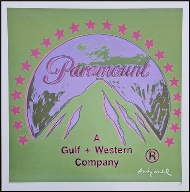 ANDY WARHOL * Paramount * lithograph * 50x50 cm * limited # 201/500 CMOA signed