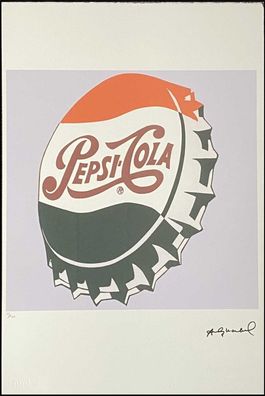 ANDY WARHOL * Pepsi Cola * signed lithograph * limited # 15/100