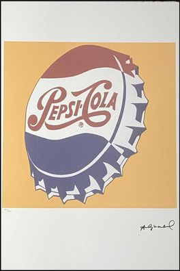 ANDY WARHOL * Pepsi Cola * signed lithograph * limited # 42/100