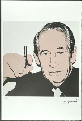 ANDY WARHOL * Philip Rosenthal * signed lithograph * limited # 56100