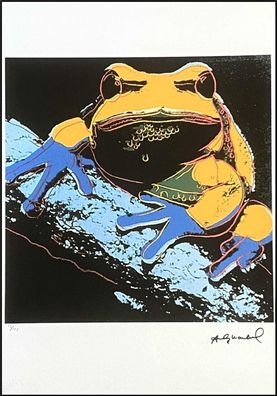 ANDY WARHOL * Pine Barrens Tree Frog * signed lithograph * limited # 19/125