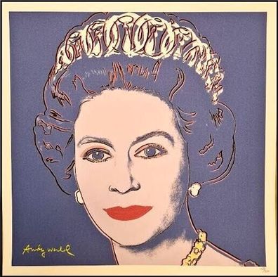 ANDY WARHOL * Queen Elizabeth * lithograph * 50x50cm * limited* #128/500 CMOA signed