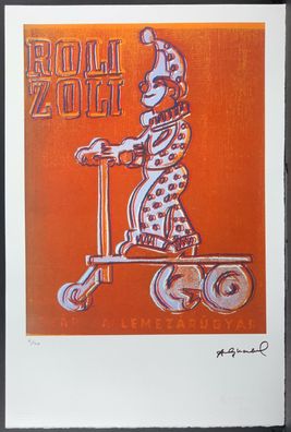 ANDY WARHOL * Roli Zoli * signed lithograph * limited # 6/100