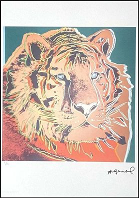 ANDY WARHOL * Siberian Tiger * signed lithograph * limited # 31/125