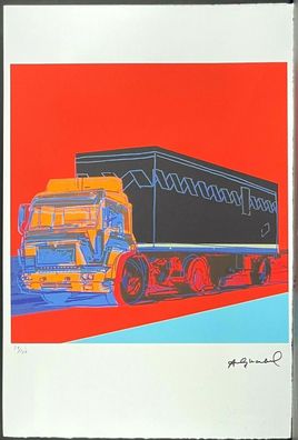 ANDY WARHOL * Truck * signed lithograph * limited # 29/100