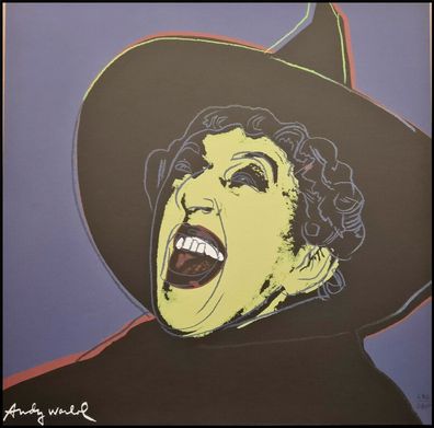 ANDY WARHOL * Witch * lithograph * limited # xx/2400 CMOA signed (Gr. 60 cm x 60 cm)