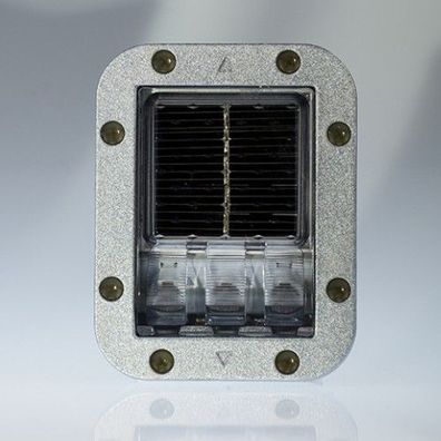Solar Bodeneinbaustrahler LED befahrbar eckig weiß