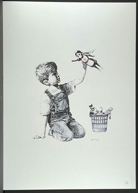 BANKSY * Game Changer * 70x50 cm * Lithografie * limitiert # 42/150