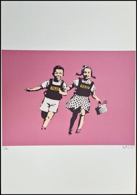 BANKSY * Jack and Jill * 50x35 cm * Lithografie * limitiert # 11/60