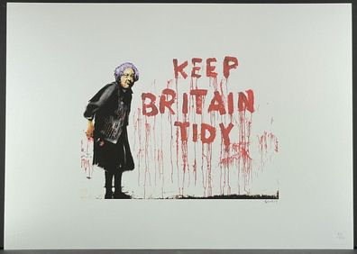 BANKSY * Keep Britain tidy * 70x50 cm * Lithografie * limitiert # 90/150