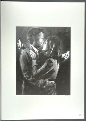 BANKSY * Mobile Lovers * 70x50 cm * Lithografie * limitiert # 10/150