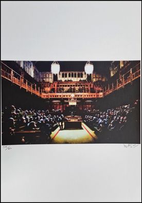 BANKSY * Monkey Parliament * 50x35 cm * Lithografie * limitiert # 56/60