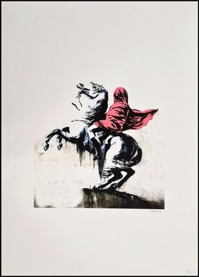 BANKSY * Napoleon * 70x50 cm * Lithografie * limitiert # 11/150 (Gr. 70 cm x 50 cm)