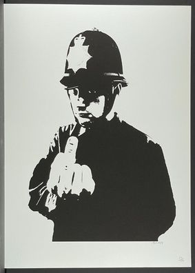 BANKSY * Rude Copper * 70x50 cm * Lithografie * limitiert # 52/150