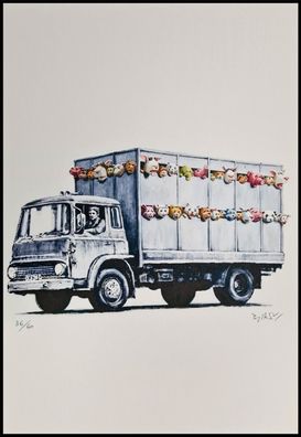 BANKSY * Sirens of the Lambs * 50x35 cm * Lithografie * limitiert # 36/60