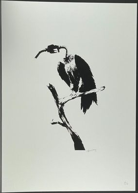 BANKSY * Vulture * 70x50 cm * Lithografie * limitiert # 6/150 (Gr. 70 cm x 50 cm)