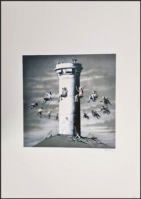 BANKSY * Walled Off Hotel * 70x50 cm * Lithografie * limitiert # 101/150