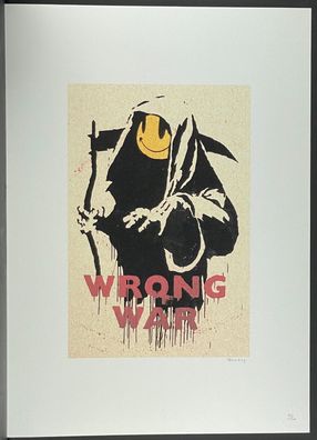 BANKSY * Wrong War * 70x50 cm * Lithografie * limitiert # 60/150 (Gr. 70 cm x 50 cm)