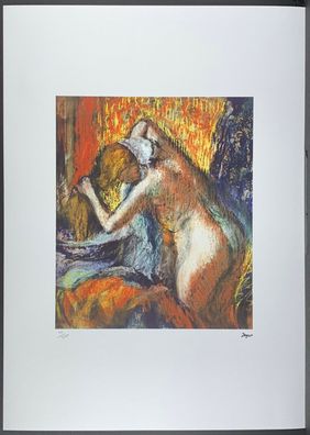 EDGAR DEGAS * 50 x 70 cm * signed lithograph * limited # 121/300