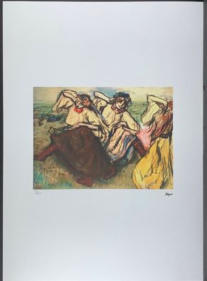 EDGAR DEGAS * 50 x 70 cm * signed lithograph * limited # 62/300