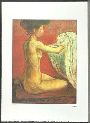 EDVARD MUNCH * Paris Nude * 50 x 70 cm * signed lithograph * limited