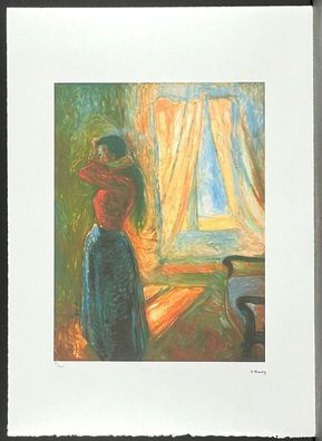 EDVARD MUNCH * Woman by the Toilet * 50 x 70 cm * signed lithograph * limited