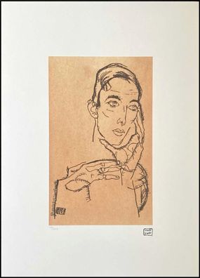 EGON Schiele * 50 x 70 cm * signed lithograph * limited # 110/200 (Gr. 50 cm x 70 cm)