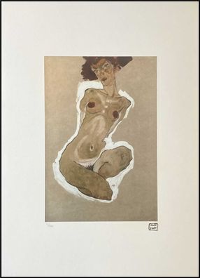 EGON Schiele * 50 x 70 cm * signed lithograph * limited # 111/200 (Gr. 50 cm x 70 cm)