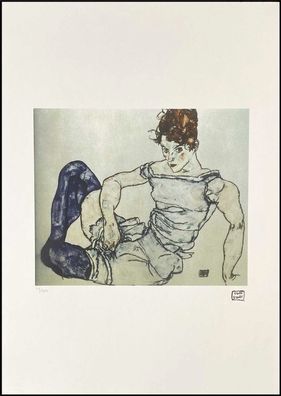 EGON Schiele * 50 x 70 cm * signed lithograph * limited # 118/200 (Gr. 50 cm x 70 cm)